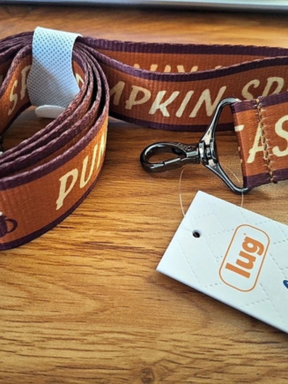 Lug 1.5" Webbed Purse Strap NWT - Pumpkin Spice Season - Picture 2 of 4